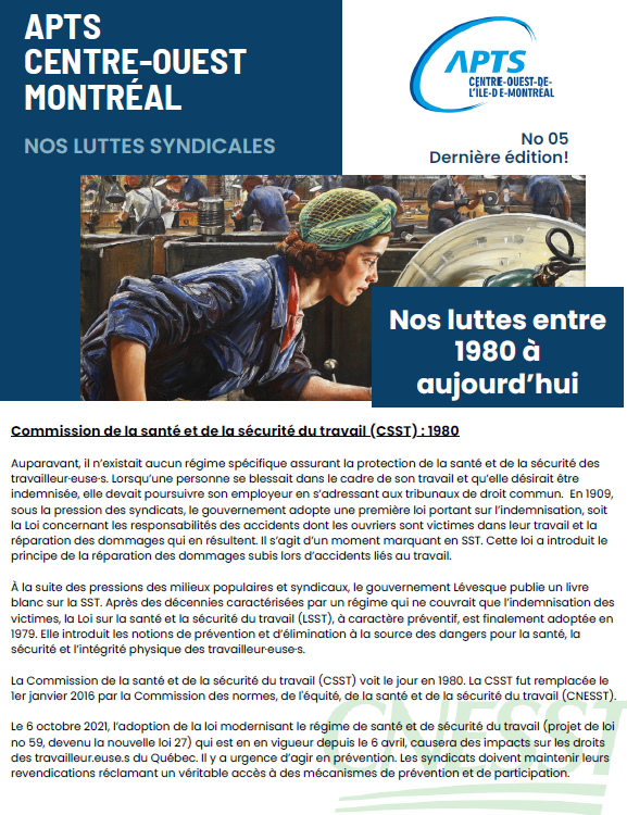 Nos luttes syndicales 5: de 1980 à aujourd'hui Nos luttes syndicales 5: de 1980 à aujourd'hui