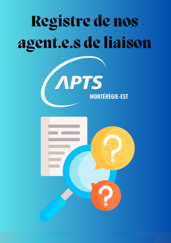 Registre Agent·e·s de liaison Registre Agent·e·s de liaison