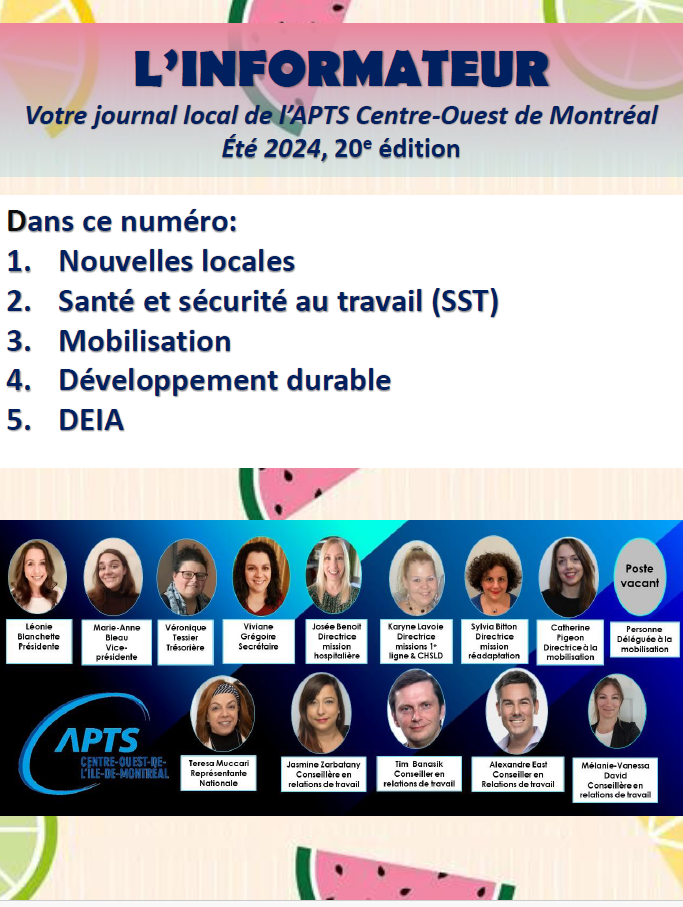Journal local L'Informateur Été 2024 Journal local L'Informateur Été 2024