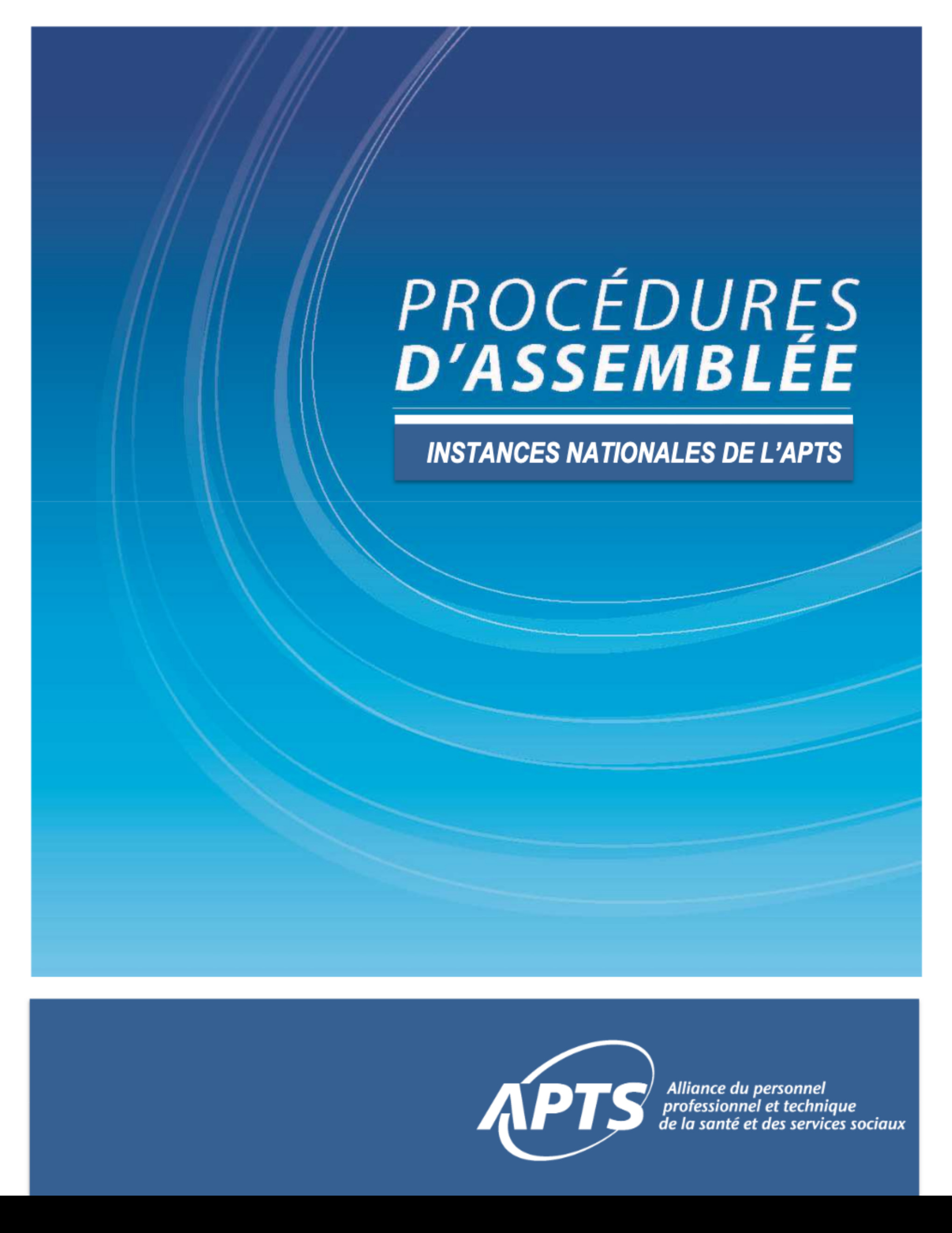 Procédures d'assemblée Procédures d'assemblée