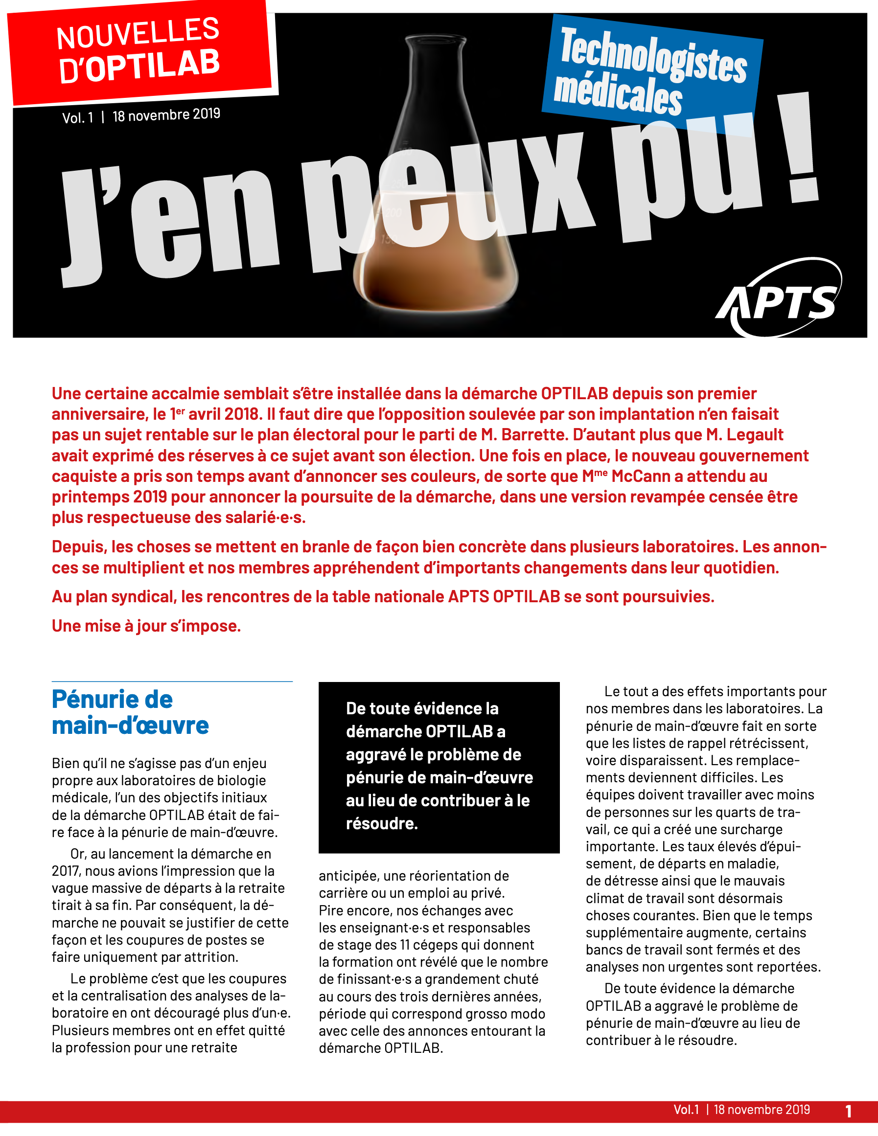 OPTILAB | J'en peux pu! OPTILAB | J'en peux pu!