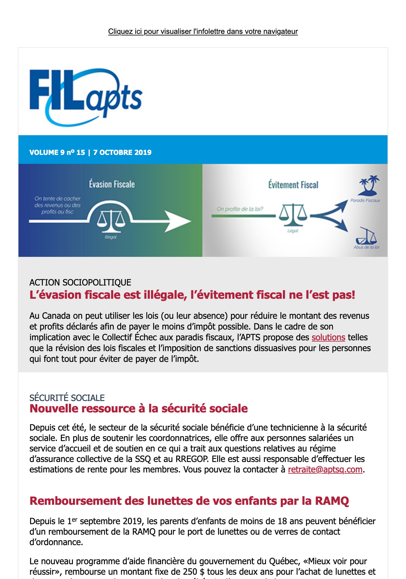 FIL@pts | vol. 9 no 15 Évasion et évitement fiscaux FIL@pts | vol. 9 no 15 Évasion et évitement fiscaux