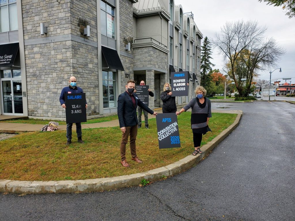 Les membres de l'APTS manifestent leur impatience - APTS Les membres de l'APTS manifestent leur impatience - APTS