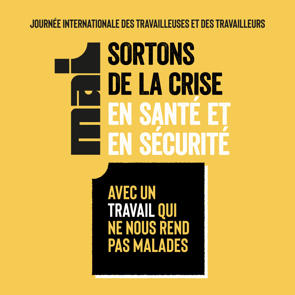 Le 1er mai, sortons de la crise en santé et en sécurité - APTS Le 1er mai, sortons de la crise en santé et en sécurité - APTS