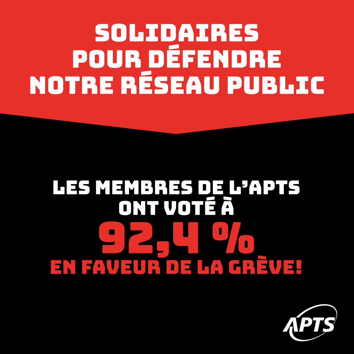 L’APTS obtient un mandat sans équivoque en faveur de la grève dans le Nord de l'Île de Montréal - APTS L’APTS obtient un mandat sans équivoque en faveur de la grève dans le Nord de l'Île de Montréal - APTS