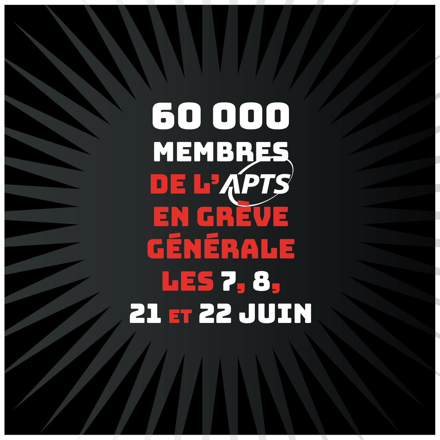 L’APTS obtient un mandat sans équivoque avec 92,4% de votes en faveur de la grève - APTS L’APTS obtient un mandat sans équivoque avec 92,4% de votes en faveur de la grève - APTS