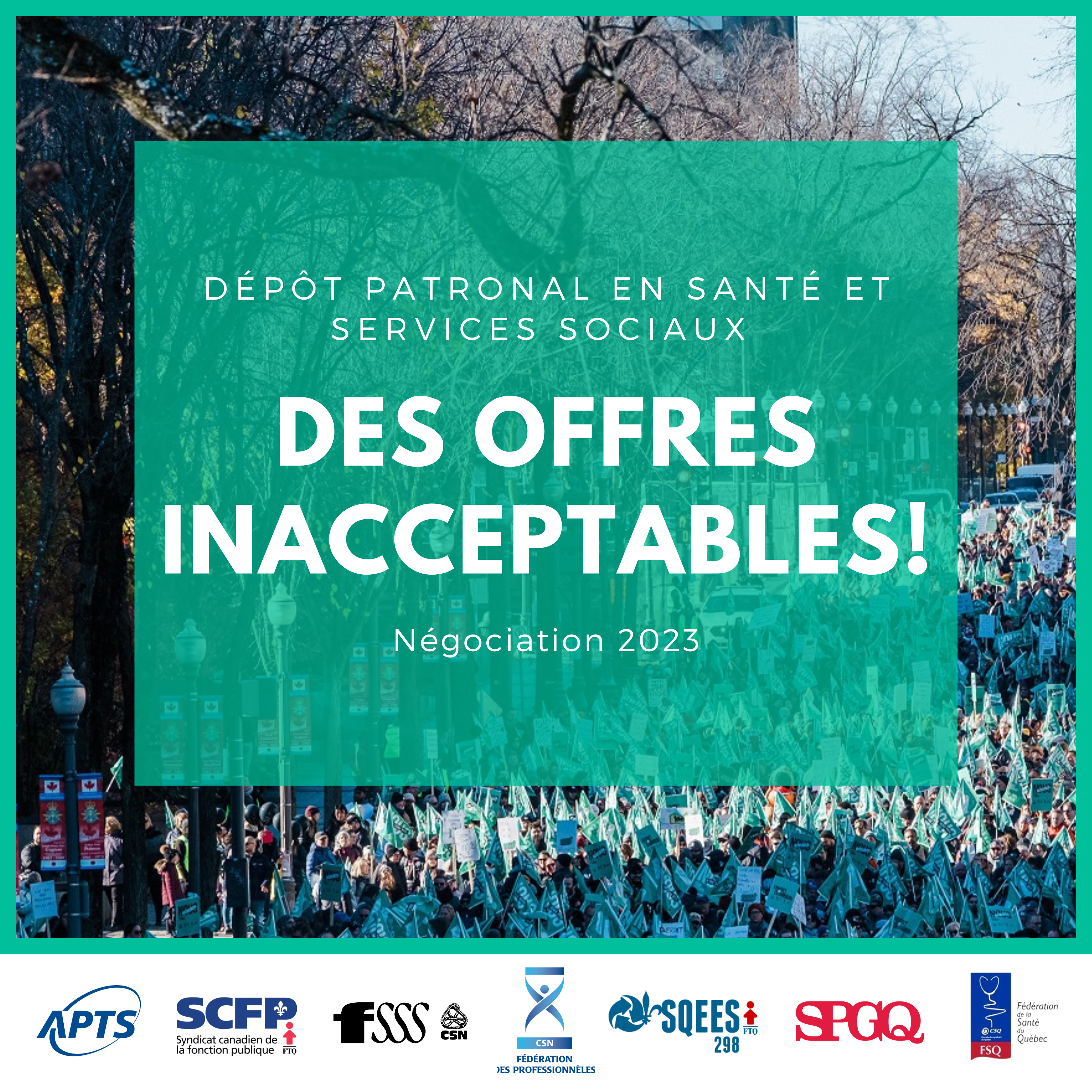 Dépôts gouvernementaux en santé et services sociaux | Les organisations syndicales ne veulent pas rejouer dans le même mauvais film - APTS Dépôts gouvernementaux en santé et services sociaux | Les organisations syndicales ne veulent pas rejouer dans le même mauvais film - APTS