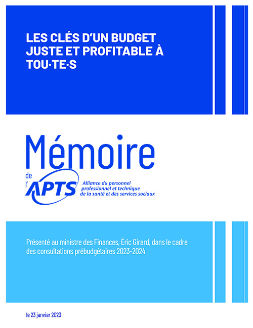Mémoire consultations prébudgétaires 2023-2024 | Les clés d'un budget juste et profitable à tou·te·s - janvier 2023 Mémoire consultations prébudgétaires 2023-2024 | Les clés d'un budget juste et profitable à tou·te·s - janvier 2023