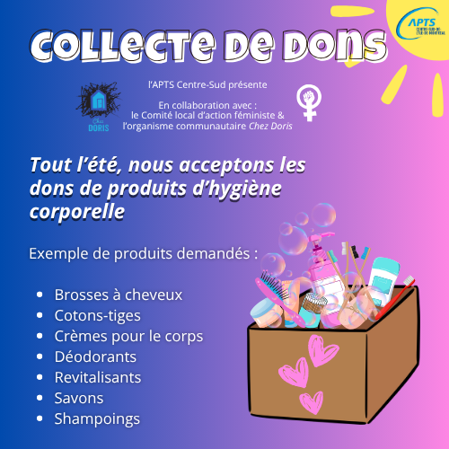 Collecte de dons - APTS Collecte de dons - APTS