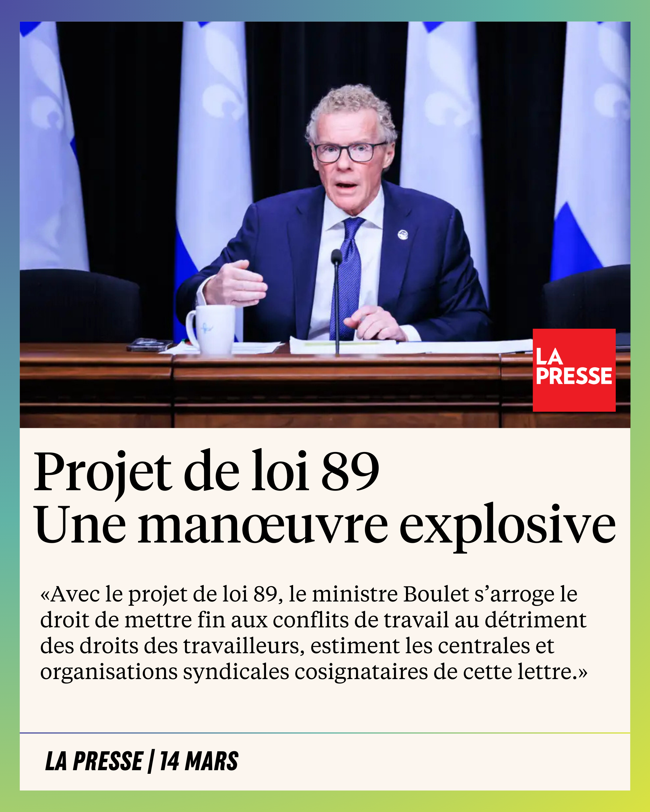 Lettre ouverte PL89 | Une manœuvre explosive - APTS Lettre ouverte PL89 | Une manœuvre explosive - APTS