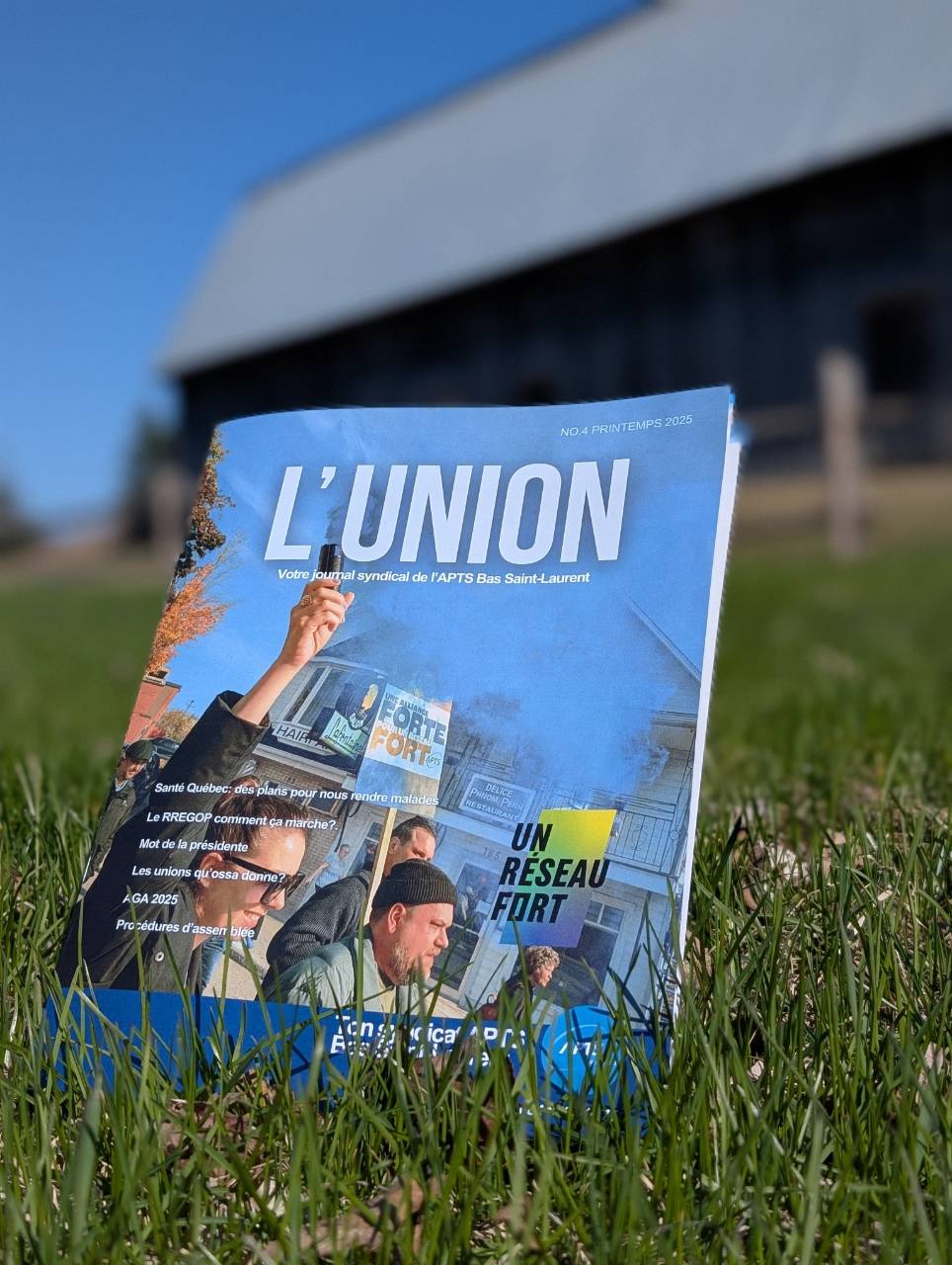 Nouveau tirage de l'UNION, ton journal syndical de l'APTS BSL - APTS Nouveau tirage de l'UNION, ton journal syndical de l'APTS BSL - APTS