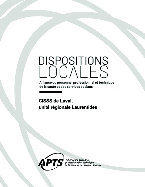 Dispositions locales du CISSS de l'Outaouais Dispositions locales du CISSS de l'Outaouais
