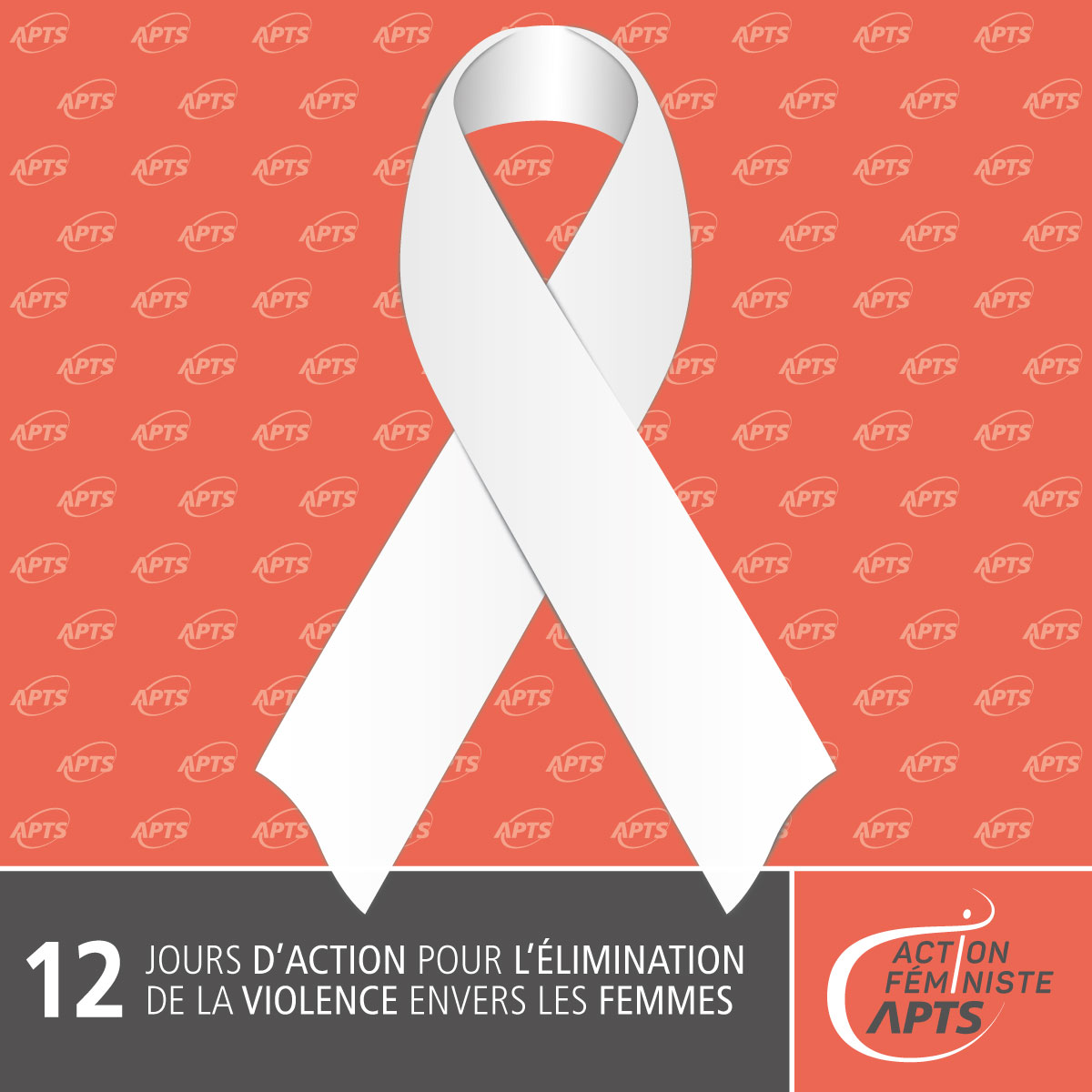 Les 12 jours d’action contre la violence faite aux femmes débutent aujourd'hui - APTS Les 12 jours d’action contre la violence faite aux femmes débutent aujourd'hui - APTS