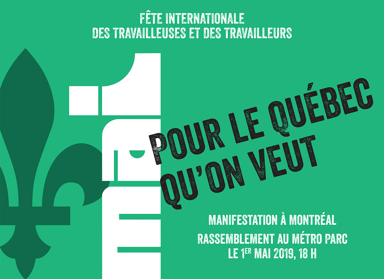 Fête internationale des travailleuses et des travailleurs - Pour le Québec qu'on veut - APTS Fête internationale des travailleuses et des travailleurs - Pour le Québec qu'on veut - APTS