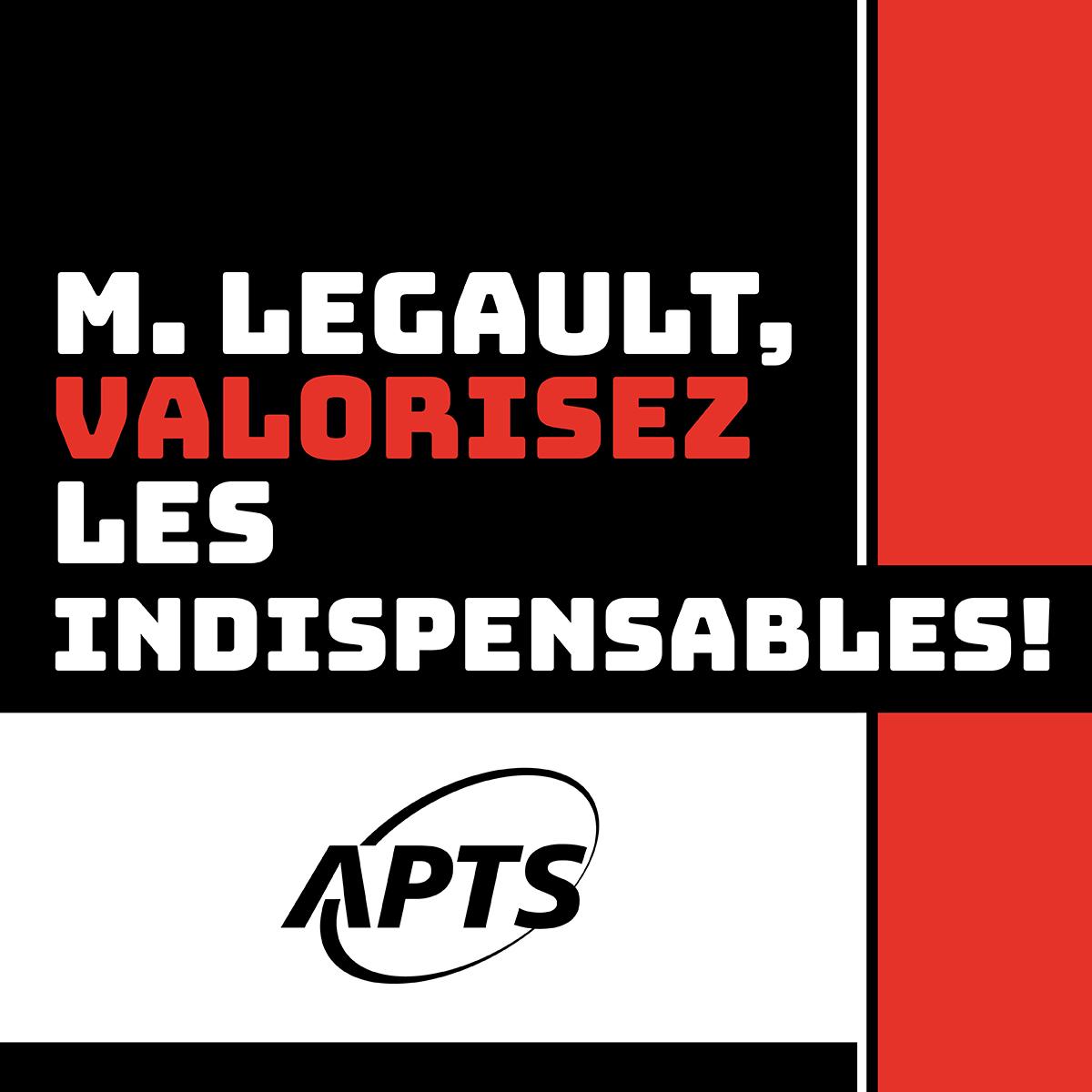 L’APTS reprendra les négociations pour le renouvellement de sa convention collective - APTS L’APTS reprendra les négociations pour le renouvellement de sa convention collective - APTS
